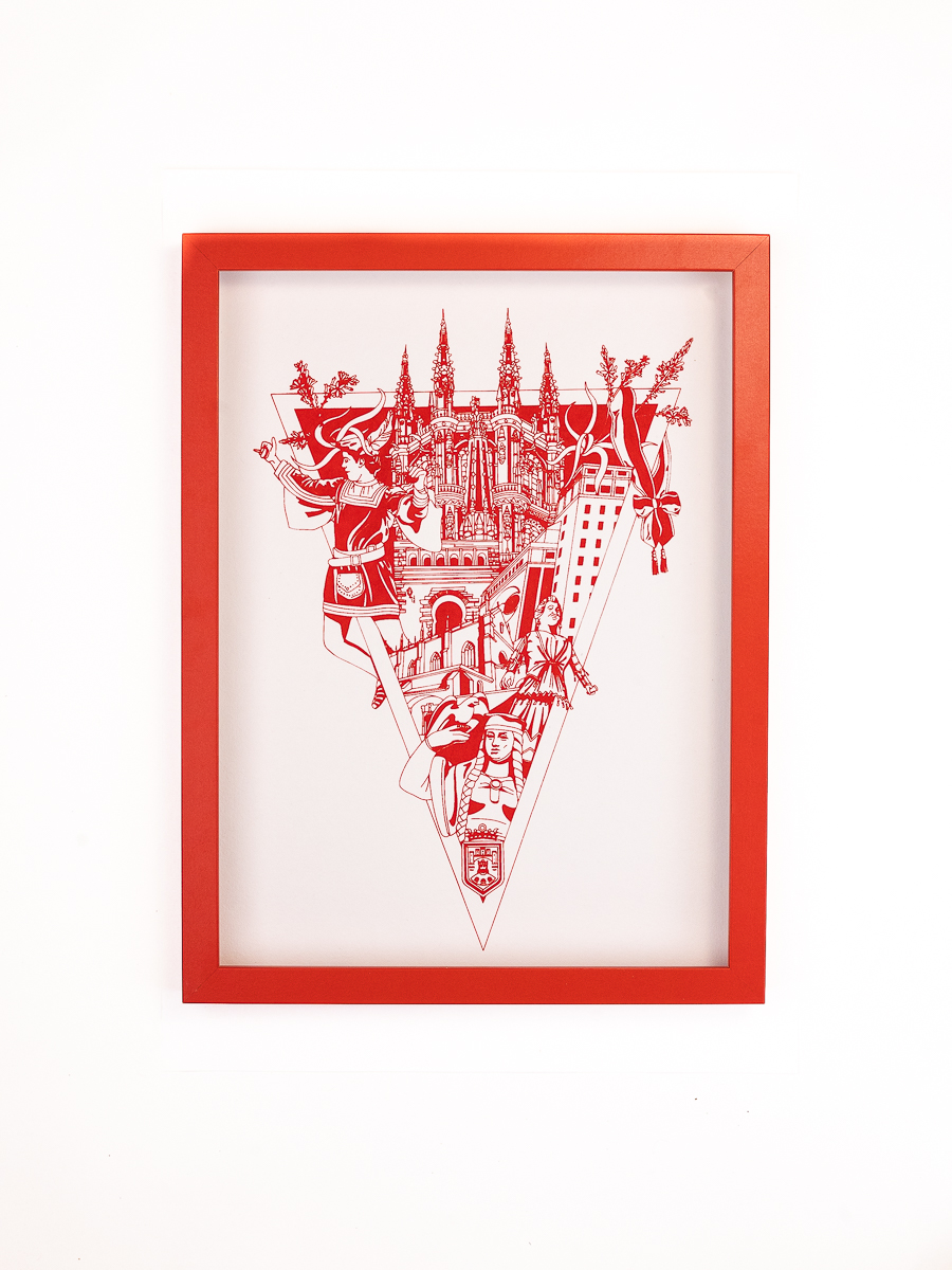 Serigrafía Caput Castellae (Edición limitada 25 unidades)
